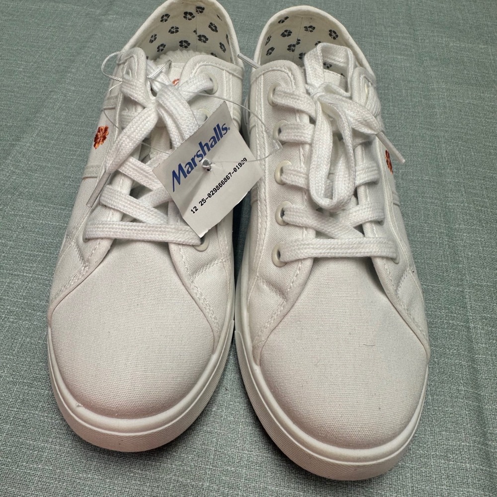 Tommy Bahama Lorena Womens White Casual Sneakers Size 7.5 New In Box - Picture 10 of 11
